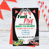 Fast & Five, Racing 5th Birthday Einladung