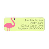 Fast Flamingo Rücksendeadresse (Vorne)