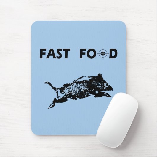 Fast Food Boar Jagd Jäger Mousepad (Mit Mouse)