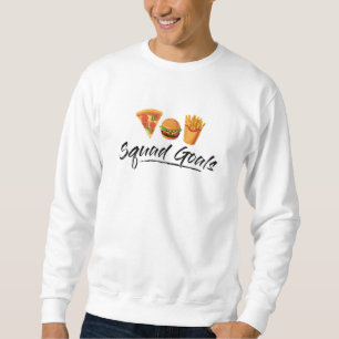 Fast Food Burger Käse Feinschmecker Funny Eat Gesc Sweatshirt