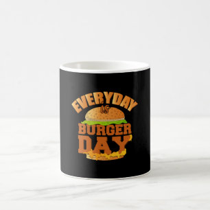 Fast Food Burger Käse Funny Eat Feinschmecker Gesc Kaffeetasse