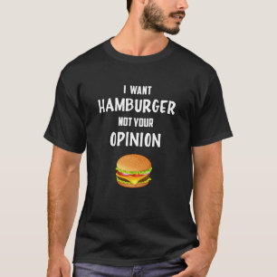 Fast Food Burger Käse Funny Feinschmecker essen Ge T-Shirt