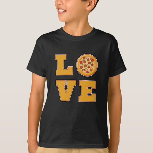 Fast Food Burger Käse Funny Pizza essen Geschenk I T-Shirt (Vorderseite)