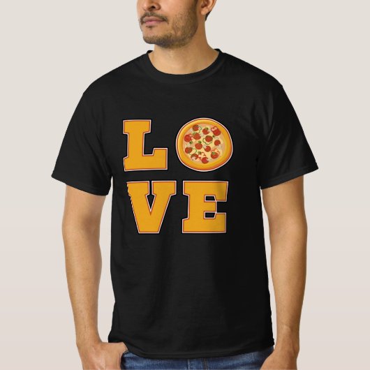 Fast Food Burger Käse Funny Pizza essen Geschenk I T-Shirt (Vorderseite)