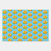 Fast Food Burger Mais Gog Fries Modern witzig Geschenkpapier Set (Vorderseite)