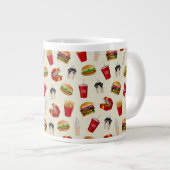 Fast Food Burgers, Fries, Sundaes Jumbo-Tasse (Vorderseite Rechts)