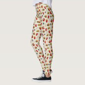 Fast Food Burgers, Fries, Sundaes Leggings (Links)