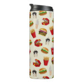 Fast Food Burgers, Fries, Sundaes Thermosbecher (Nach rechts gedreht)