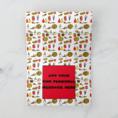 Fast Food Cartoon Personalisiert Geburtstag Karte (Innenseite)