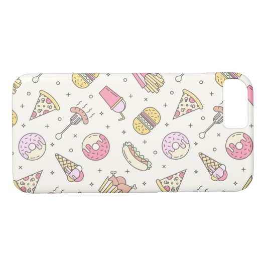 Fast Food Case-Mate iPhone Hülle (Rückseite (Horizontal))