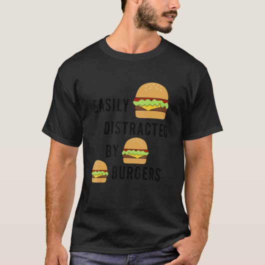 Fast Food Chef Quote Burger Eating T-Shirt (Vorderseite)