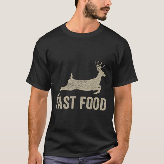 Fast Food Deethunter - Funny Junting T-Shirt (Vorderseite)