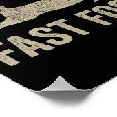 Fast Food Deethunter - Funny Junting T-Shirt Poster (Ecke)