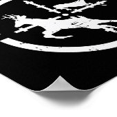 Fast Food Deh Funny Elk Buck Bow Jagd Spaß Hu Poster (Ecke)