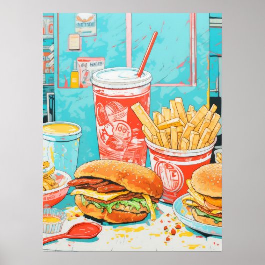 Fast Food Delight Poster (Vorne)