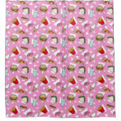 Fast Food Duschvorhang (Vorderseite)