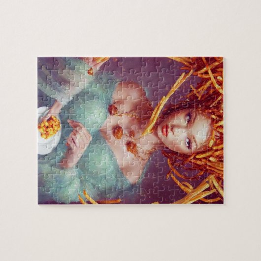 Fast Food Fantasy Goddess Jigsaw Puzzle (Horizontal)