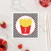 Fast Food French Fritte Geburtstag Serviette (Beispiel)