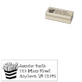 Fast Food French Fry Frips Chips Feinschmecker Adr Gummistempel (Stempel)