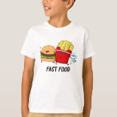 Fast Food Funny Burger and Fries Pun T-Shirt (Vorderseite)