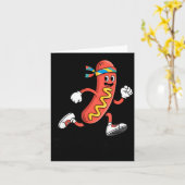 Fast Food Funny Pun Working Out Running Jogging Gy Karte (Gelbe Blume)