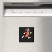 Fast Food Funny Pun Working Out Running Jogging Gy Magnet (In Situ (Geschirrspüler))