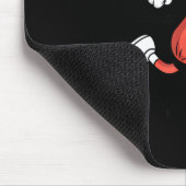 Fast Food Funny Pun Working Out Running Jogging Gy Mousepad (Ecke)