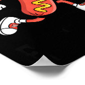 Fast Food Funny Pun Working Out Running Jogging Gy Poster (Ecke)