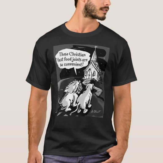 Fast Food für Löwen - T-Shirt (Vorderseite)