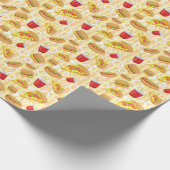Fast Food Geschenkpapier (Ecke)