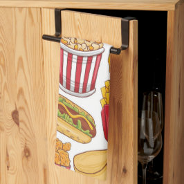 Fast Food  Geschirrtuch