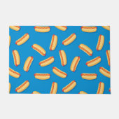 Fast Food Hotdogs-Muster Fußmatte (Vorderseite)