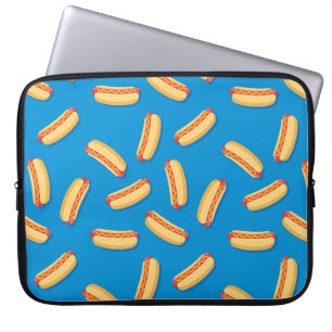 Fast Food Hotdogs-Muster Laptopschutzhülle