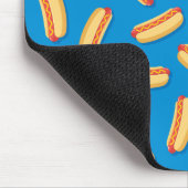 Fast Food Hotdogs-Muster Mousepad (Ecke)