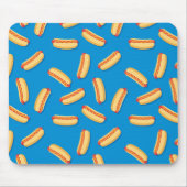 Fast Food Hotdogs-Muster Mousepad (Vorne)