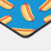 Fast Food Hotdogs-Muster Schreibtischunterlage (Ecke)