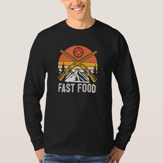 Fast Food Hunting Bowhunting Hunter Bowhunter Spea T-Shirt (Vorderseite)
