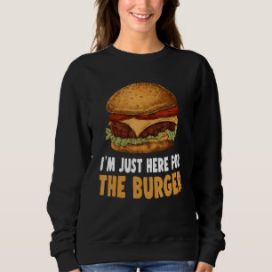 Fast Food, ich bin nur sie für den Burger Sweatshirt