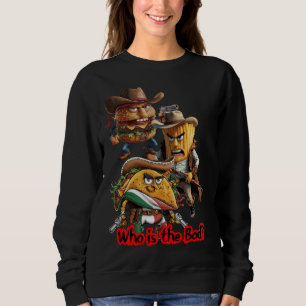 Fast Food in der Wildnis des Wilden Westens auf Sc Sweatshirt