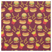 Fast Food Junk Burger Fries Hot Dog Stoff (Muster)