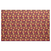 Fast Food Junk Burger Fries Hot Dog Stoff (Fat Quarter (45,7 x 55,9 cm))