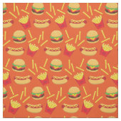 Fast Food Junk Burger Fries Hot Dog Stoff (Muster)