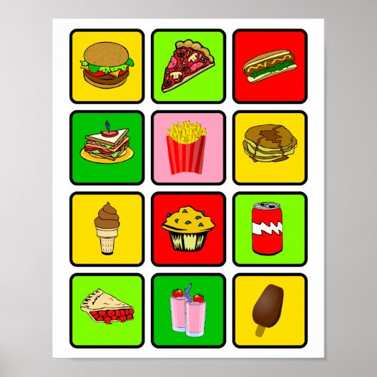 Fast Food Junkie Poster (Vorne)