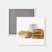 Fast Food Magnet (Vorderseite/Rückseite)