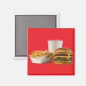 Fast Food Magnet (Vorderseite/Rückseite)