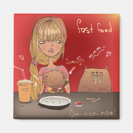 Fast Food Magnet