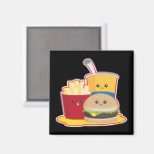 Fast Food Magnet (Vorderseite/Rückseite)