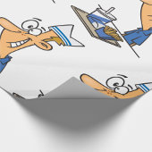 Fast Food-Mitarbeiter Geschenkpapier