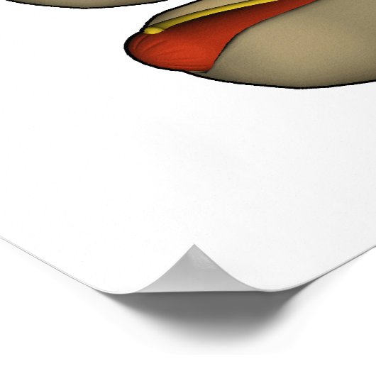 Fast Food-Mitarbeiter Poster (Ecke)