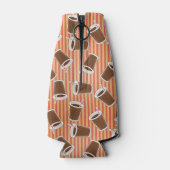 Fast Food-Muster 2 Flaschenkühler (Rückseite)